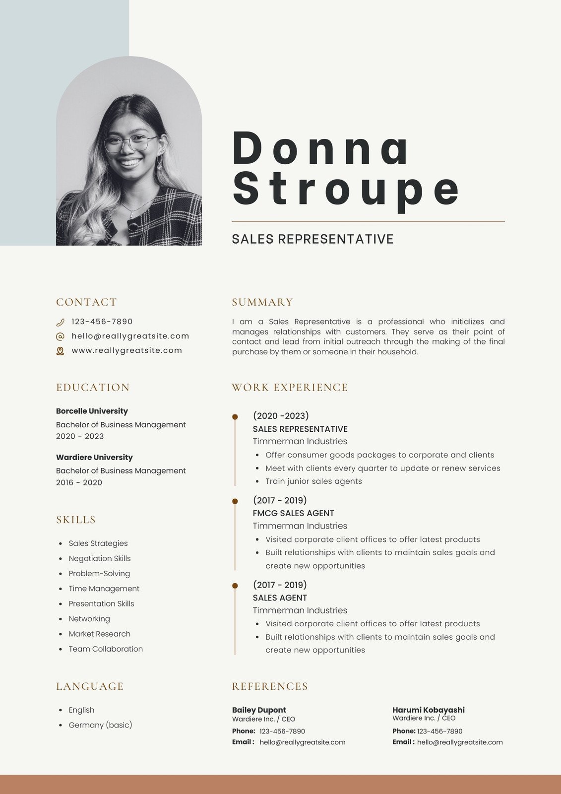 Mẫu CV nhân viên kinh doanh - image 3