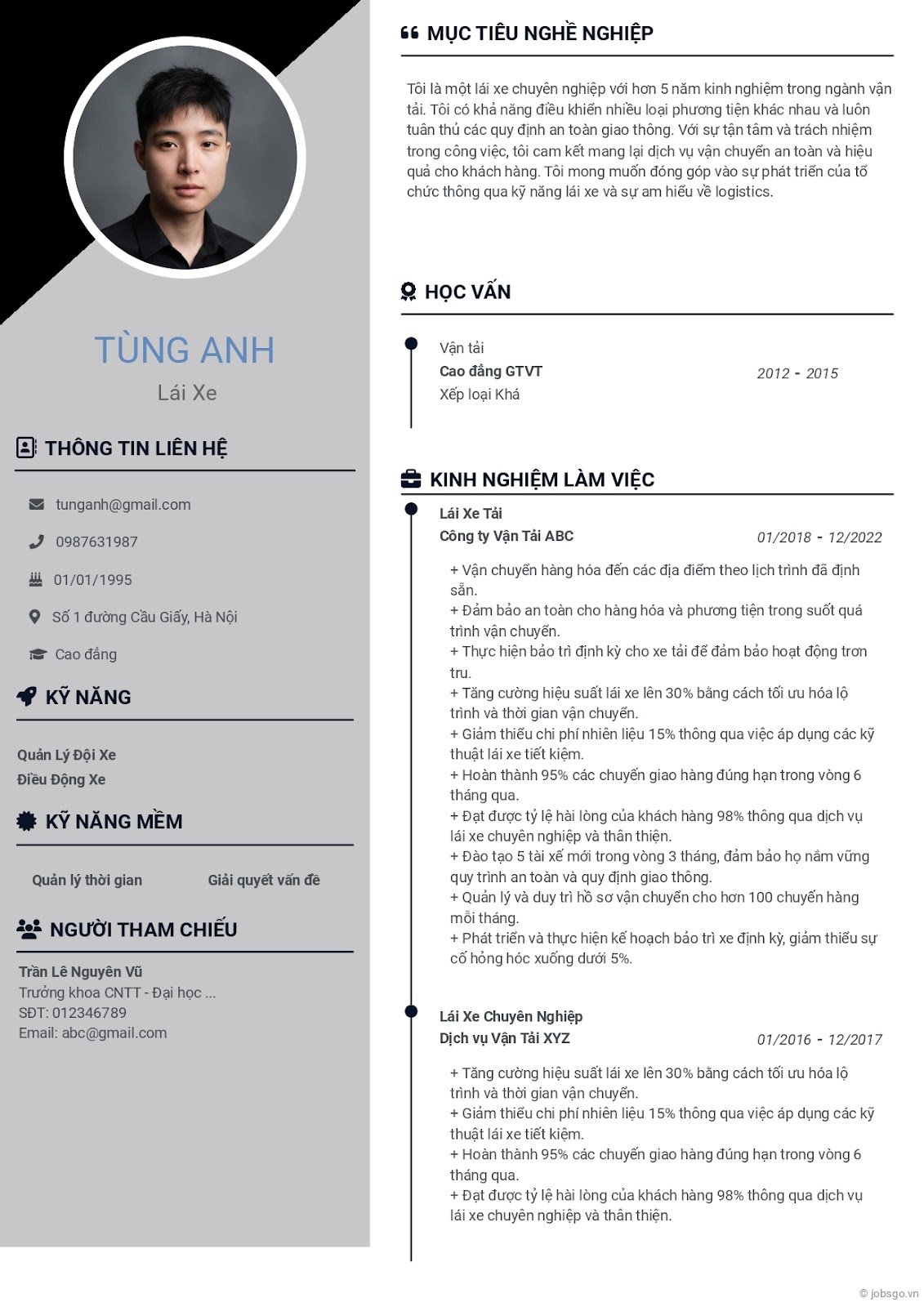 mẫu cv xin việc lái xe - image 5