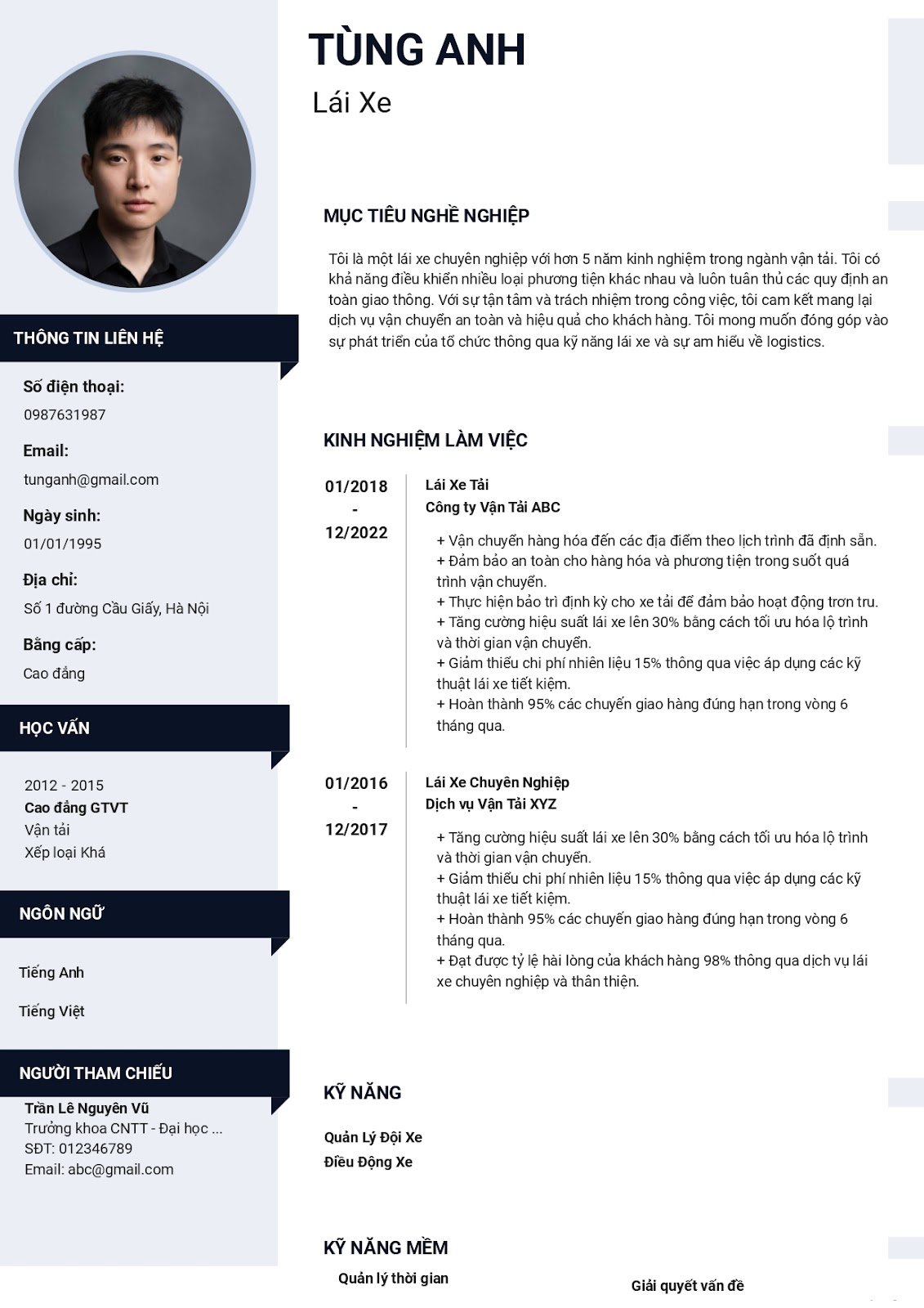 mẫu cv xin việc lái xe - image 6