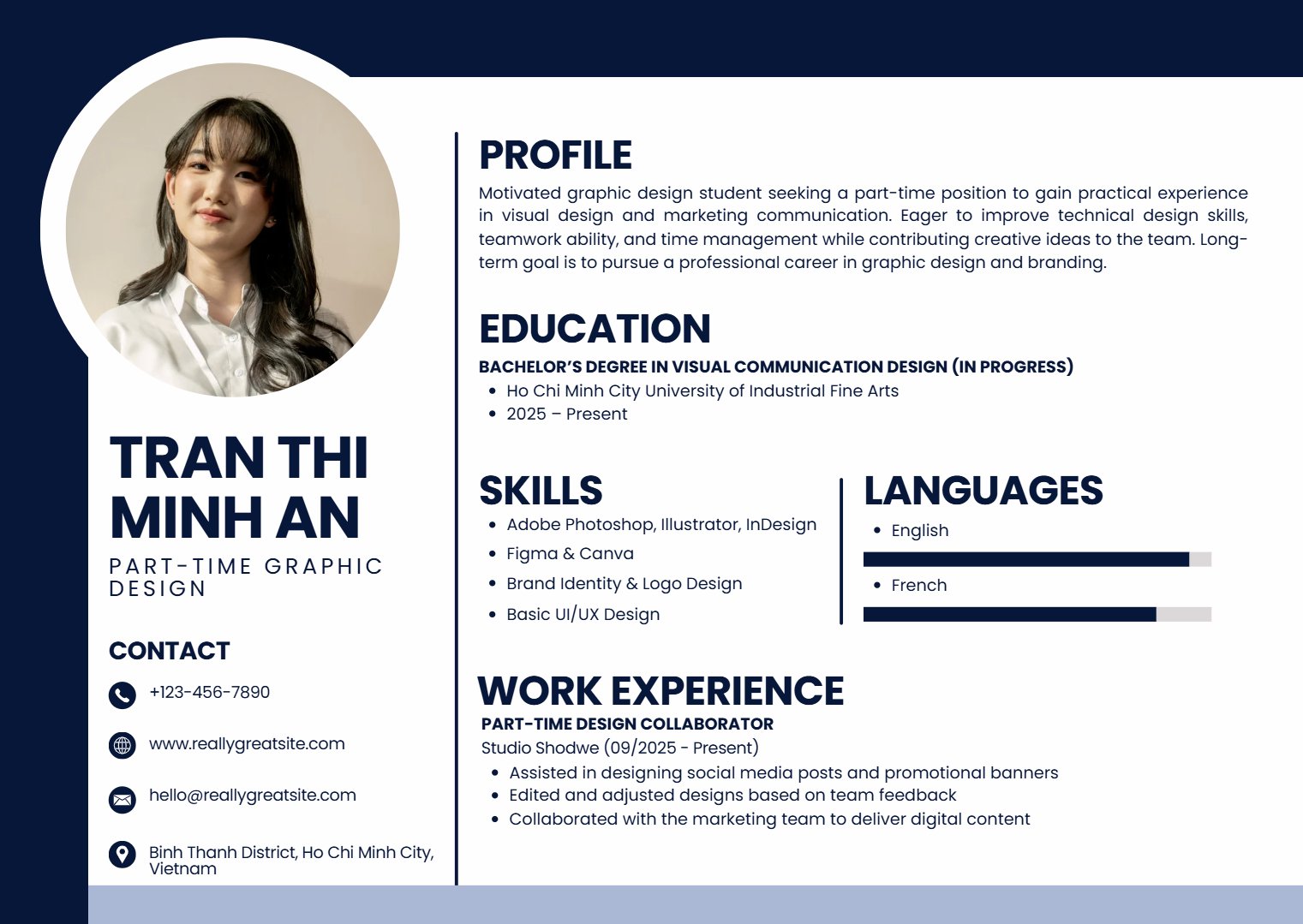 Tổng hợp mẫu CV xin việc part time cho sinh viên ấn tượng nhất