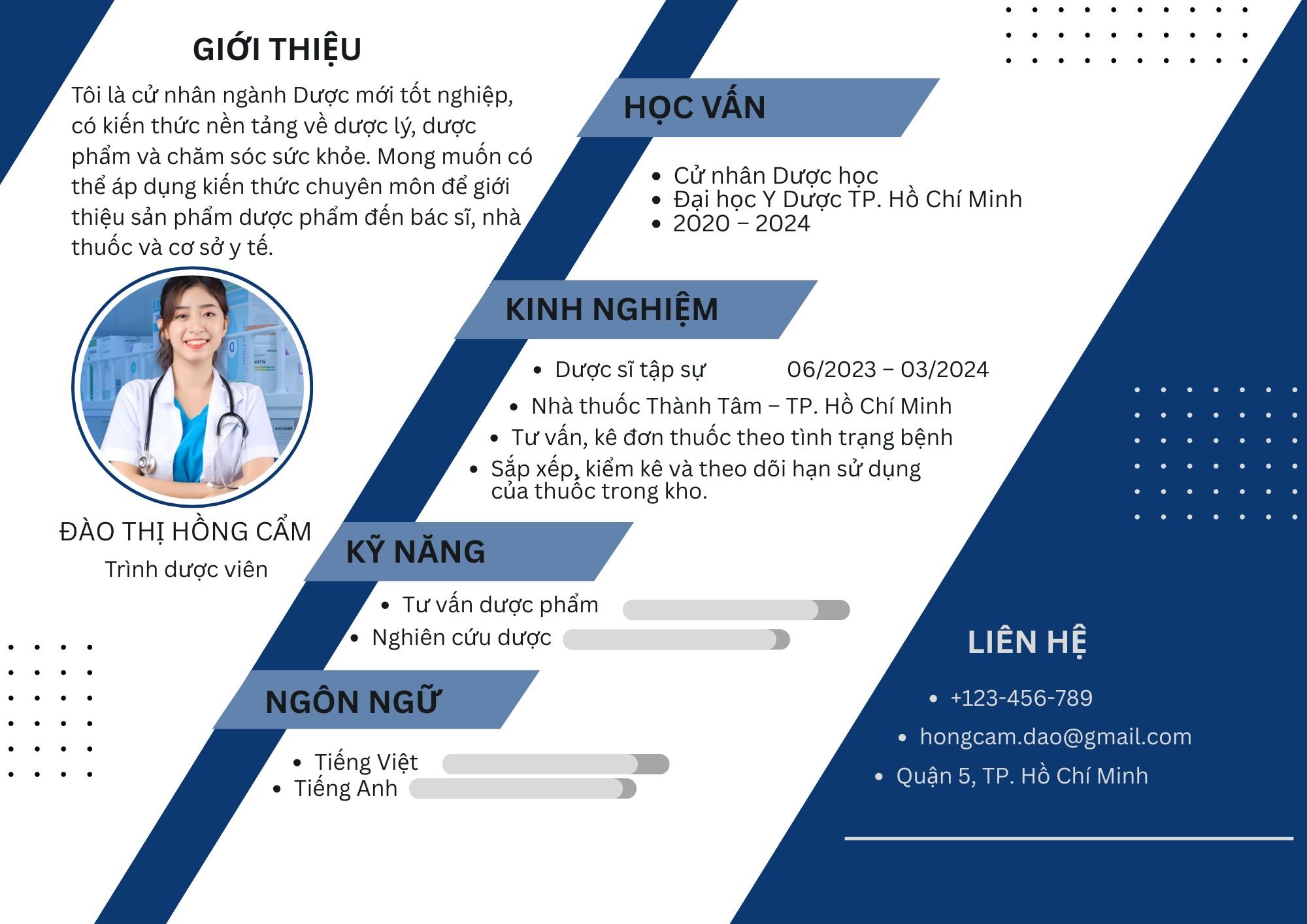 Hướng dẫn viết CV ngành Dược chuyên nghiệp, giúp tăng cơ hội trúng tuyển
