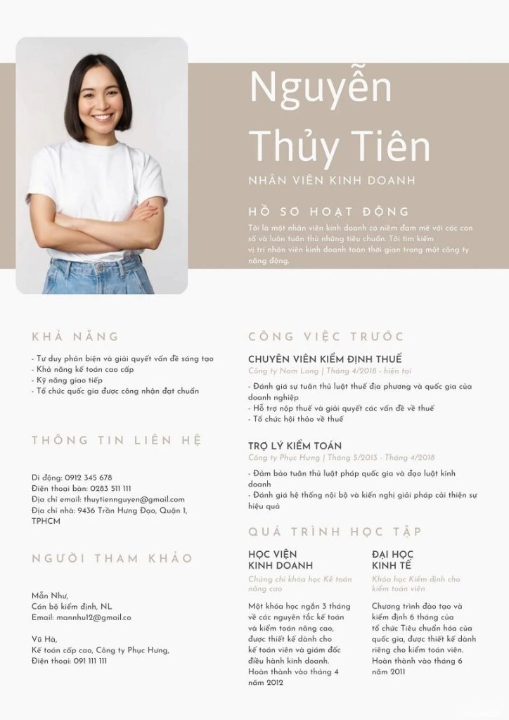 CV ngành kinh tế - image 3