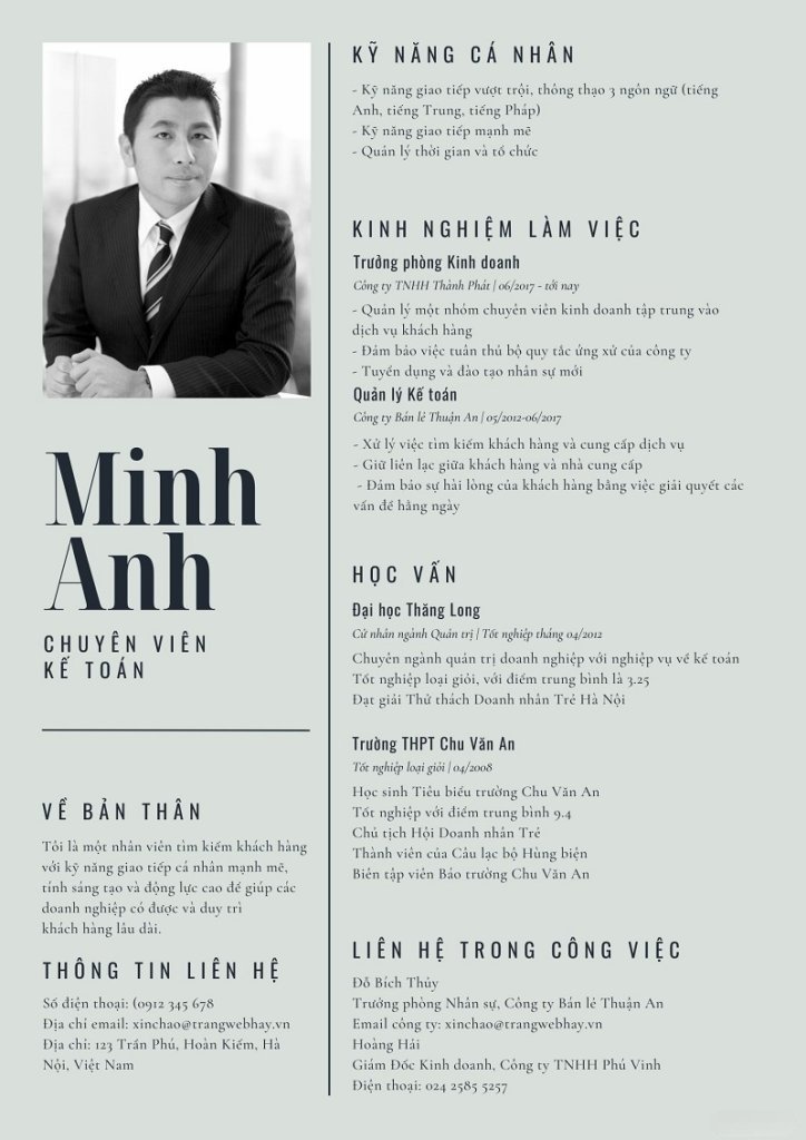CV ngành kinh tế - image 4