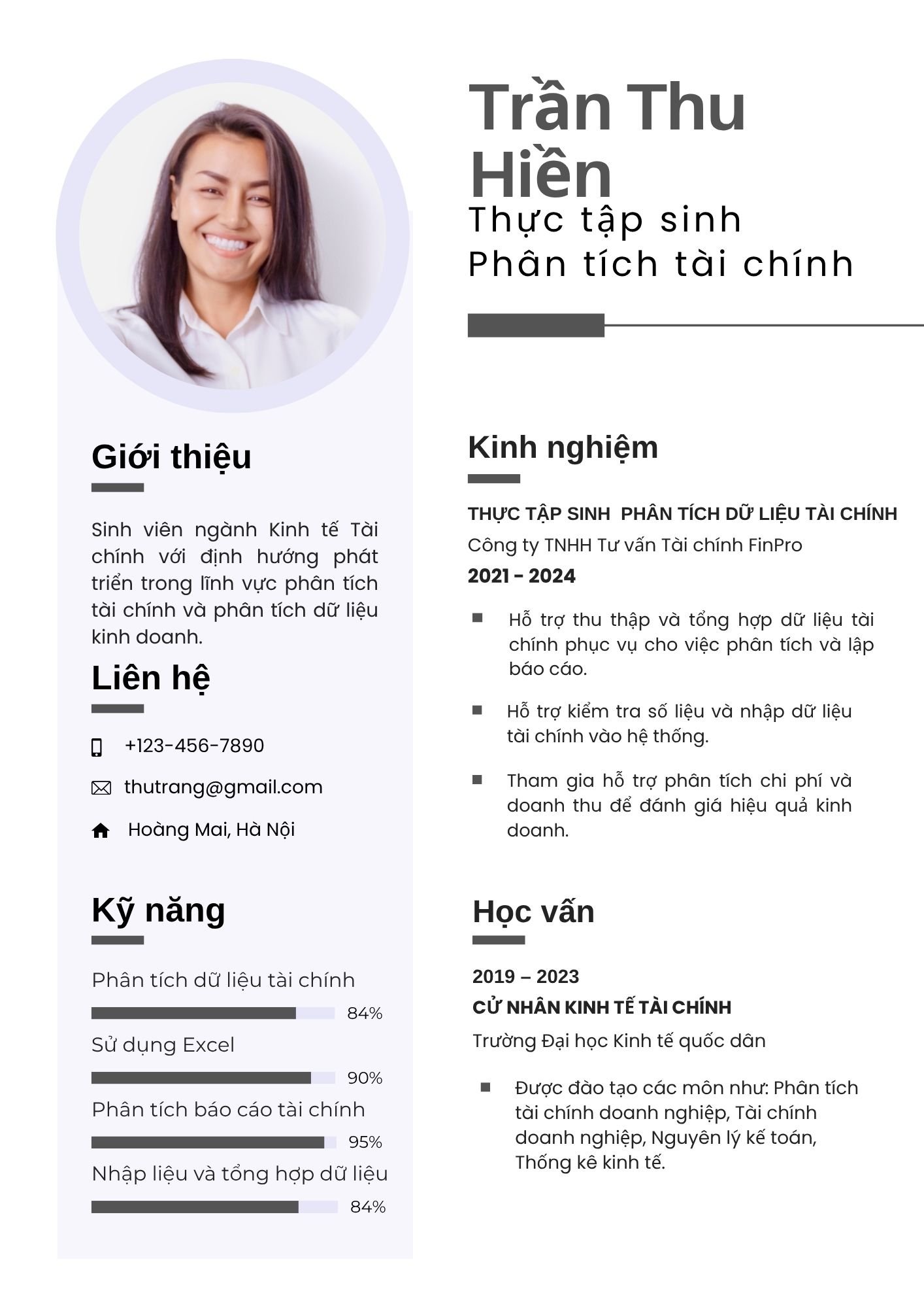CV ngành kinh tế - image 5