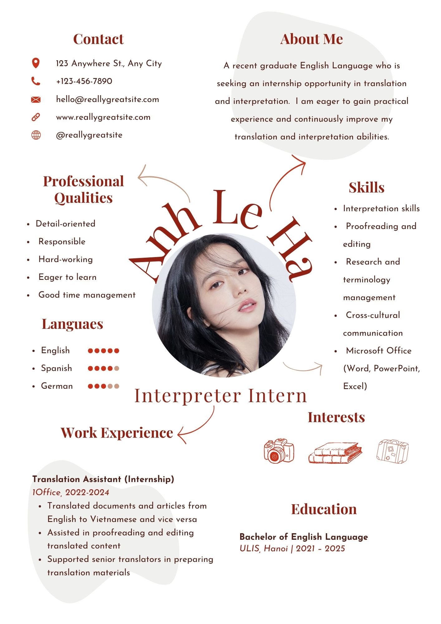 CV ngành ngôn ngữ Anh - image 11