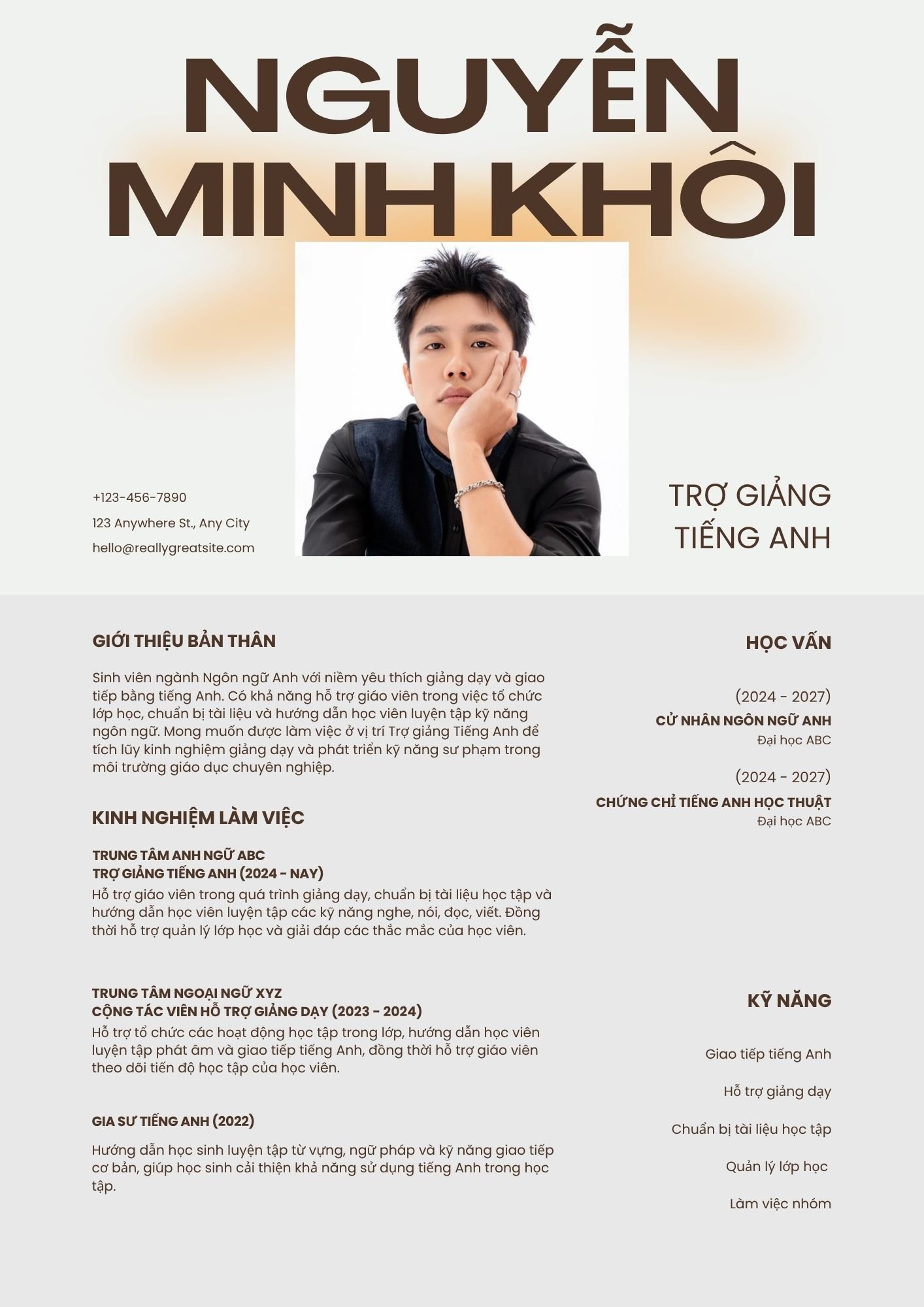 CV ngành ngôn ngữ Anh - image 7