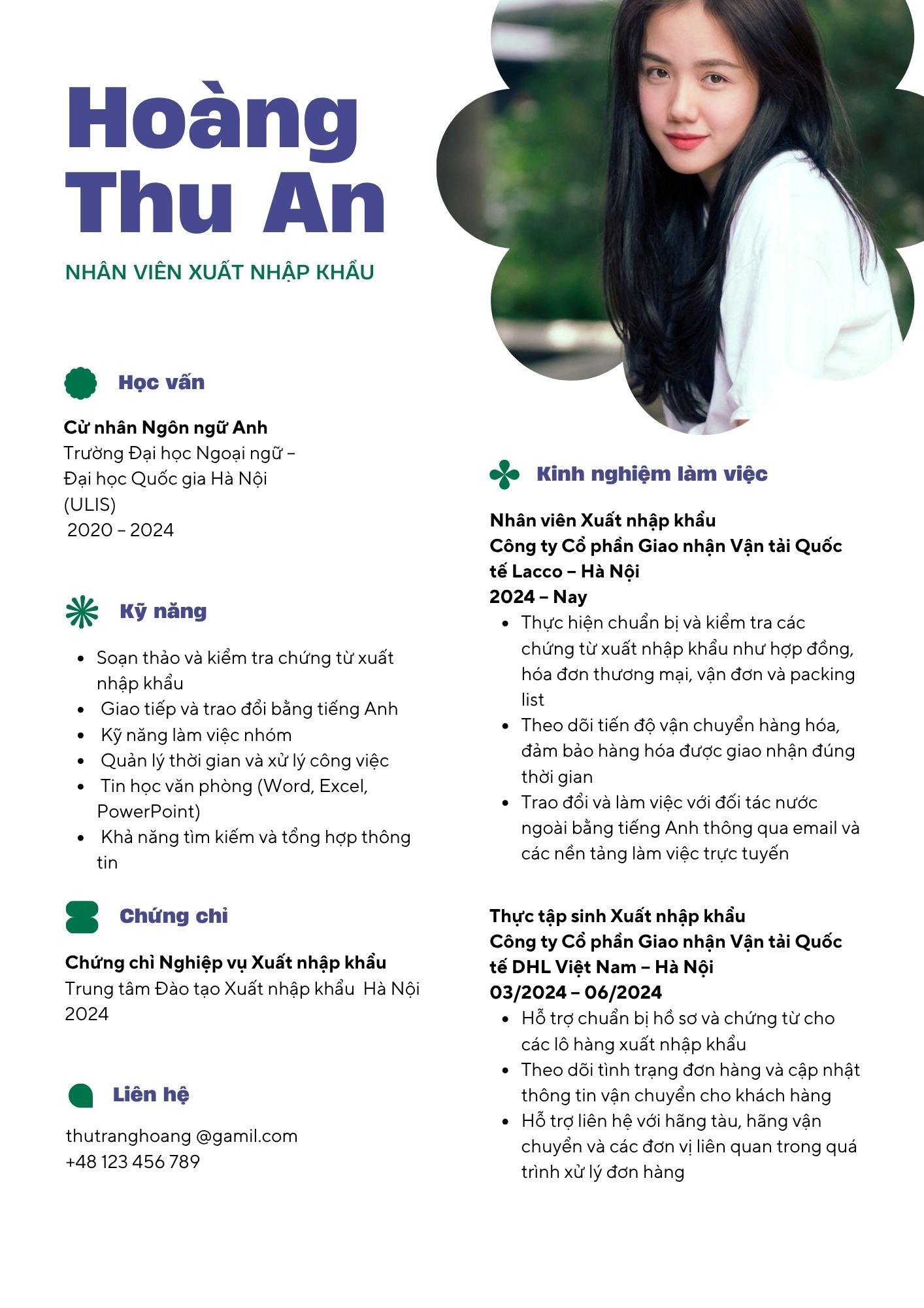CV ngành ngôn ngữ Anh - image 9