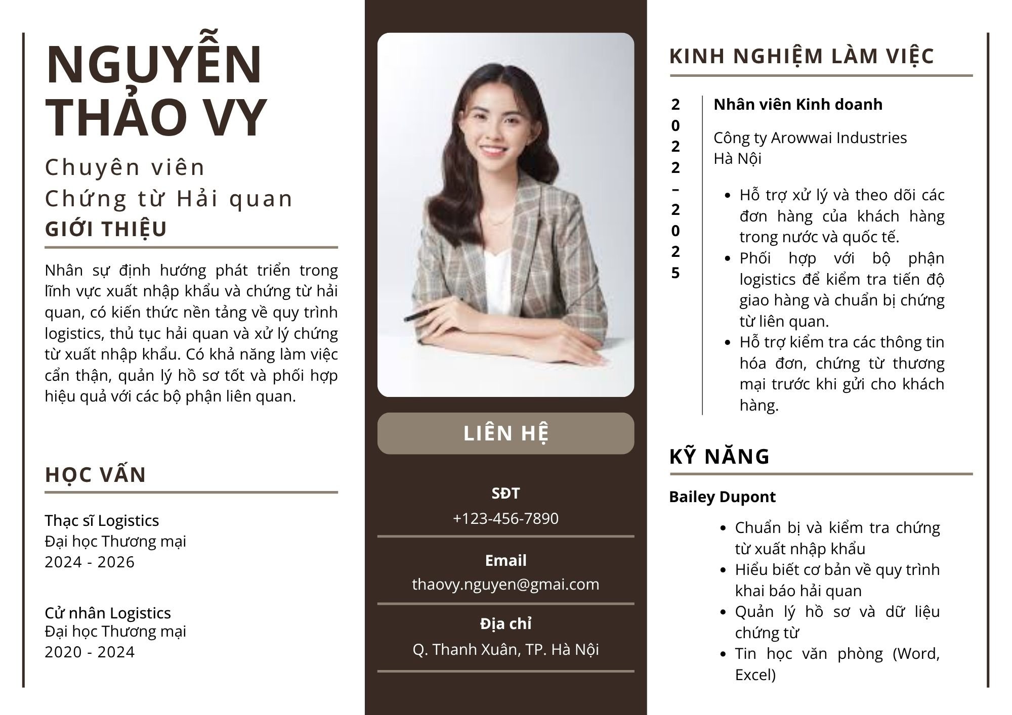 Hướng dẫn viết CV xuất nhập khẩu đầy đủ và chuẩn nhất